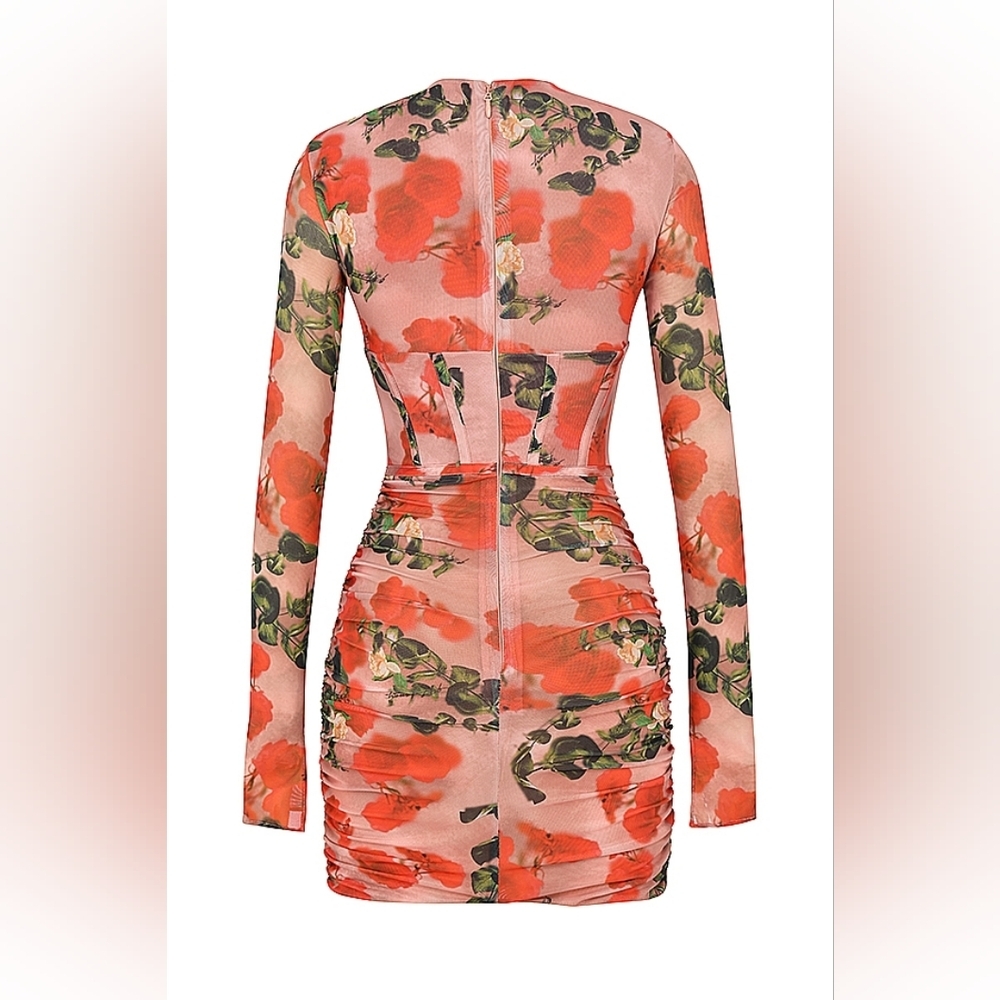 Rose Print 'Adanna' House of CB- XS - Picture 8 of 13